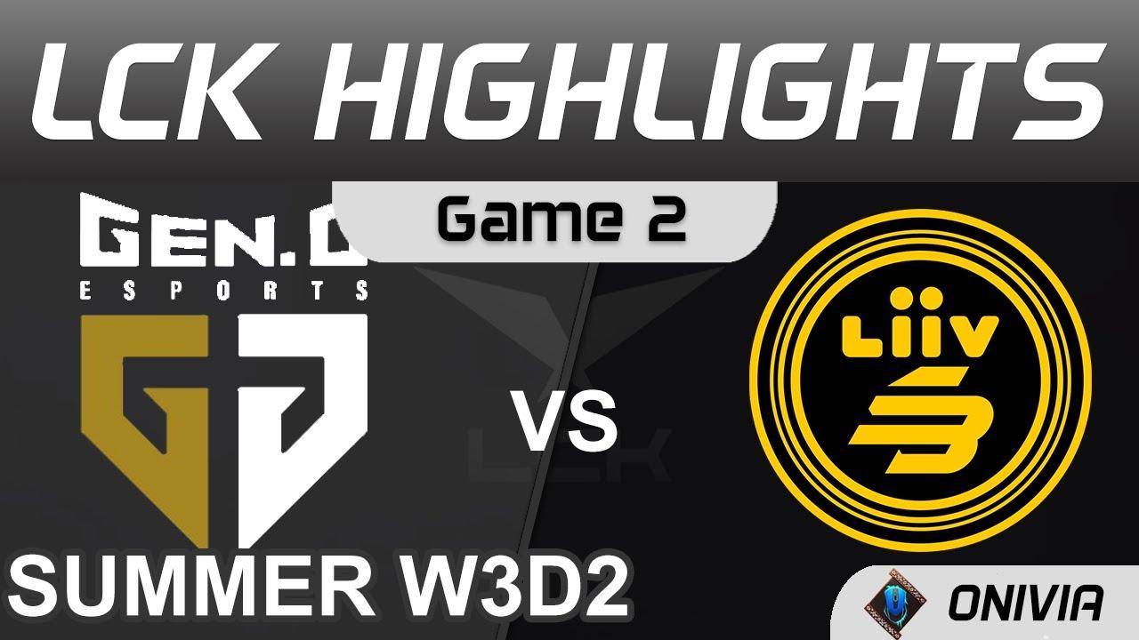 GEN vs LSB Highlights Game 2 LCK Summer Season 2021 W3D2 Gen G vs Liiv SANDBOX by Onivia thumbnail