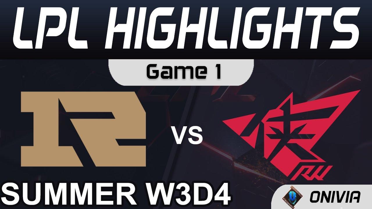 RNG vs RW Highlights Game 1 LPL Summer Season 2021 W3D4 Royal Never Give Up vs Rogue Warriors by Oni thumbnail