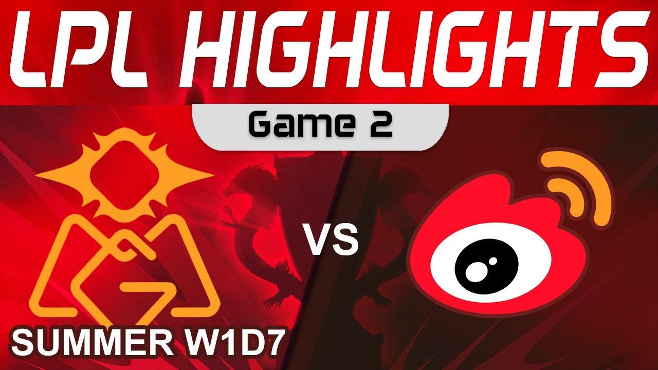 OMG vs WBG Highlights Game 2 LPL Summer Season 2023 W1D7 Oh My God vs Weibo Gaming by Onivia thumbnail