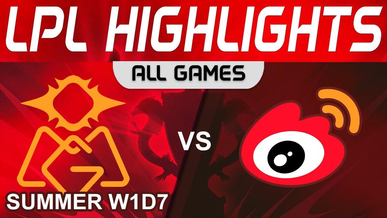 OMG vs WBG Highlights ALL GAMES LPL Summer Season 2023 W1D7 Oh My God vs Weibo Gaming by Onivia thumbnail