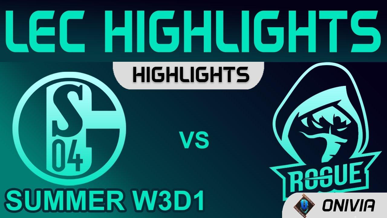 S04 vs RGE Highlights LEC Summer Season 2021 W3D1 Schalke04 vs Rogue by Onivia thumbnail