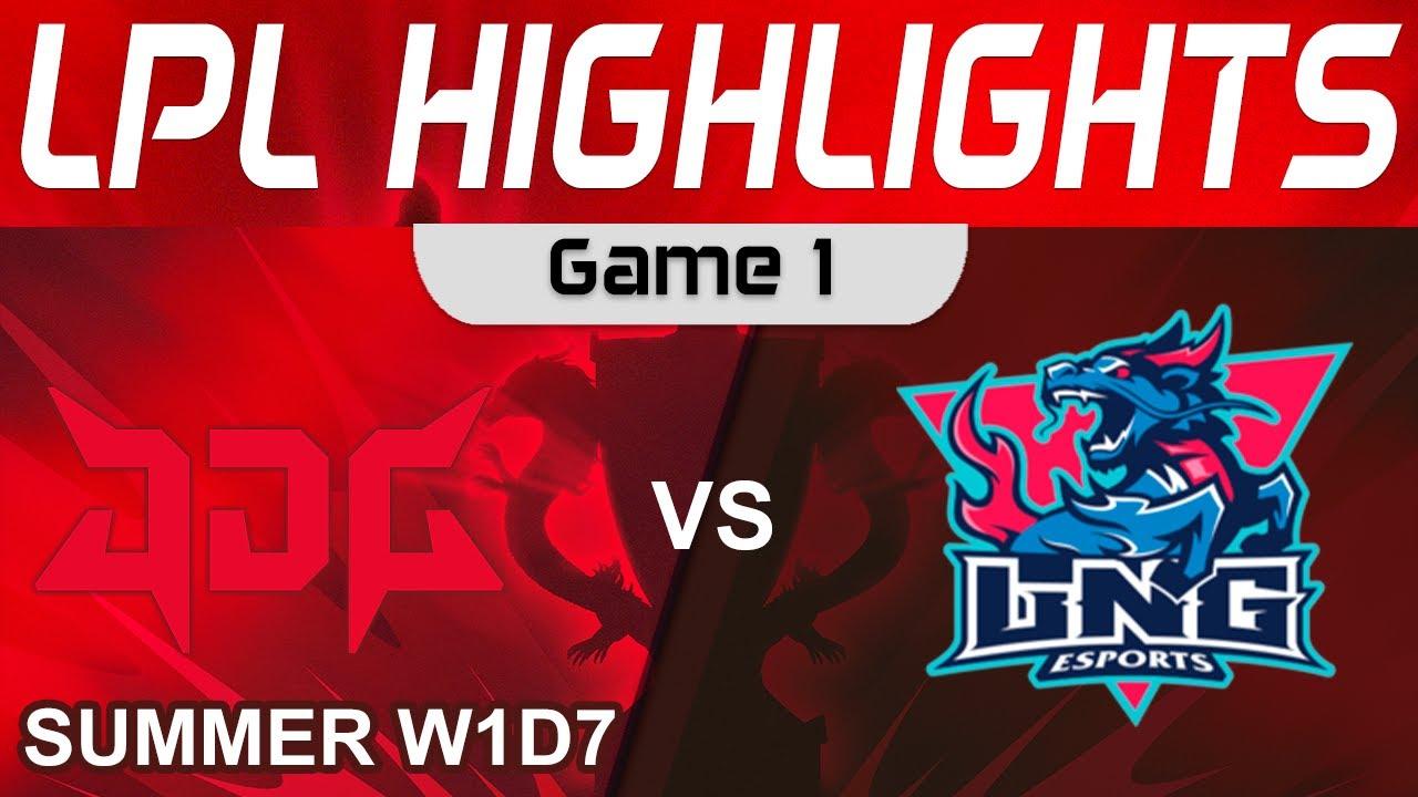 JDG vs LNG Highlights Game 1 LPL Summer Season 2023 W1D7 JD Gaming vs LNG Esports by Onivia thumbnail