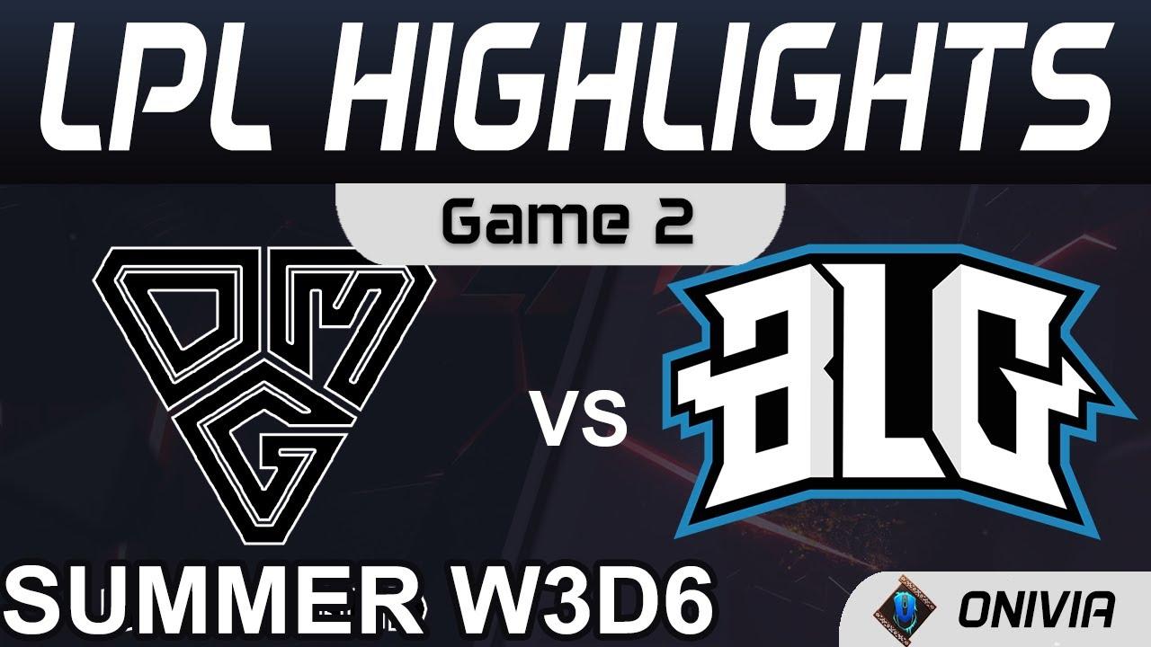 OMG vs BLG Highlights Game 2 LPL Summer Season 2021 W3D6 Oh My God vs Bilibili Gaming by Onivia thumbnail