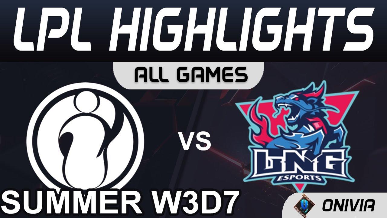 IG vs LNG Highlights ALL GAMES LPL Summer Season 2021 W3D7 Invictus Gaming vs LNG Esports by Onivia thumbnail