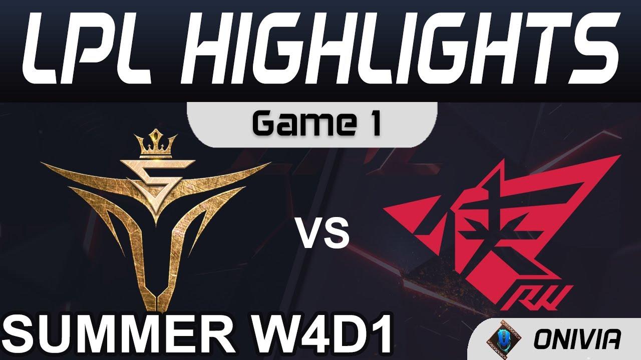 V5 vs RW Highlights Game 1 LPL Summer Season 2021 W4D1 Victory Five vs Rogue Warriors by Onivia thumbnail