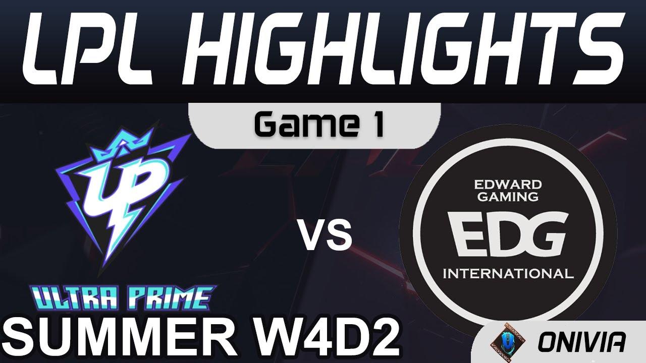 UP vs EDG Highlights Game 1 LPL Summer Season 2021 W4D2 Ultra Prime vs EDward Gaming by Onivia thumbnail