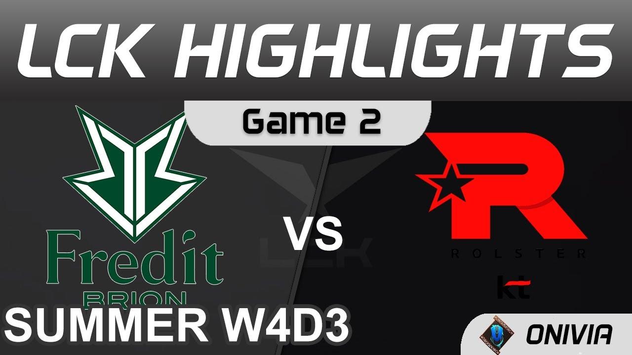 BRO vs KT Highlights Game 2 LCK Summer Season 2021 W4D3 Fredit BRION vs KT Rolster by Onivia thumbnail