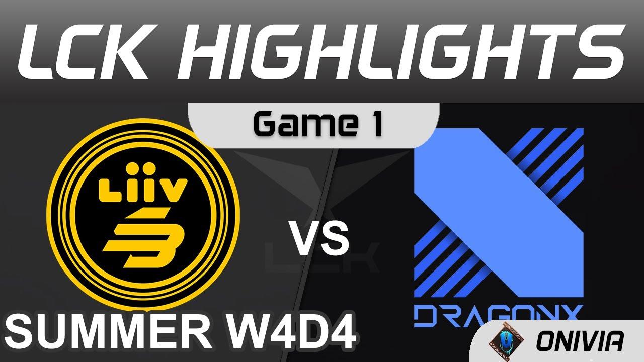 LSB vs DRX Highlights Game 1 LCK Summer Season 2021 W4D4 Liiv SANDBOX vs DragonX by Onivia thumbnail