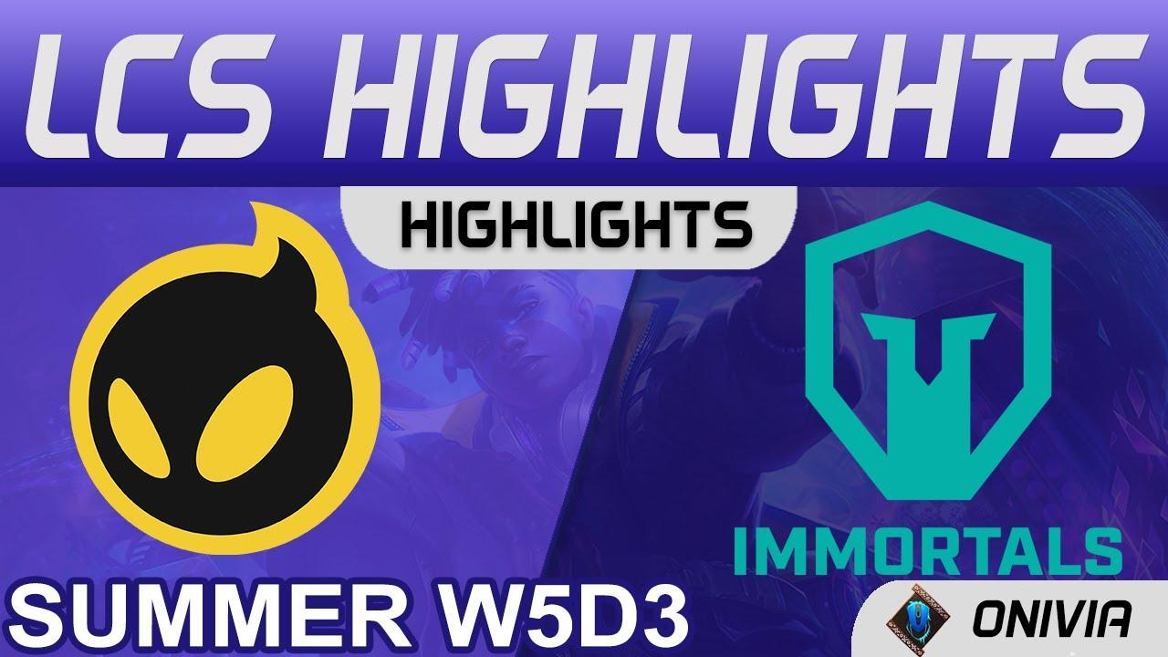 DIG vs IMT Highlights LCS Summer Season 2021 W5D3 Dignitas vs Immortals by Onivia thumbnail