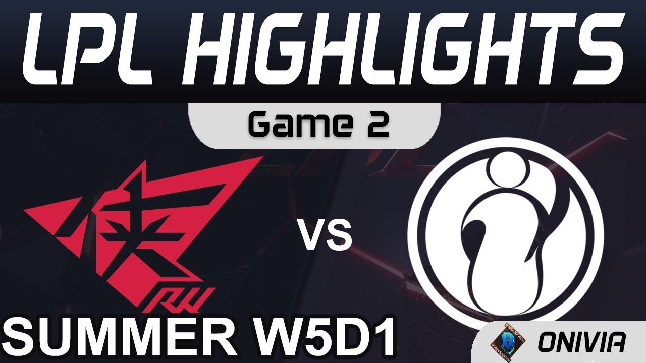 RW vs IG Highlights Game 2 LPL Summer Season 2021 W5D1 Rogue Warriors vs Invictus Gaming by Onivia thumbnail