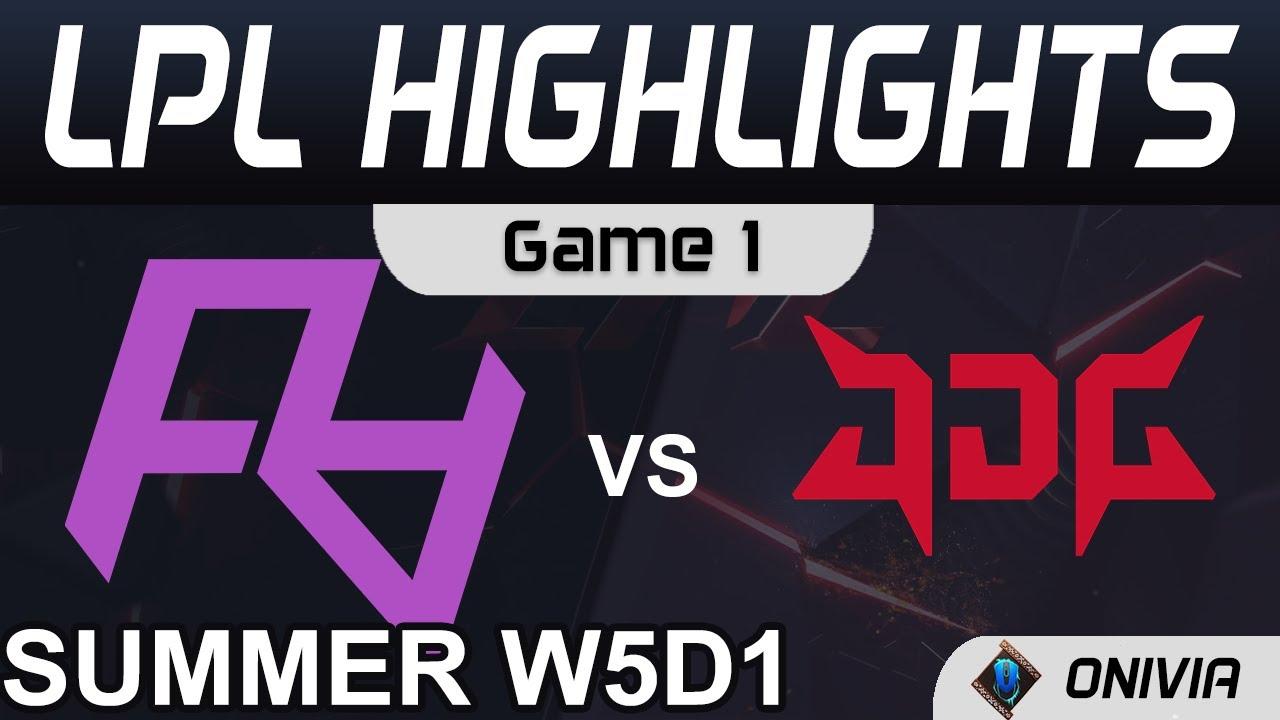 RA vs JDG Highlights Game 1 LPL Summer Season 2021 W5D1 Rare Atom vs JDG Gaming by Onivia thumbnail