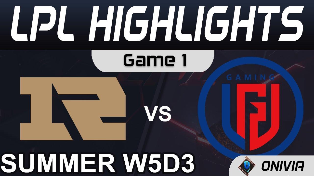 RNG vs LGD Highlights Game 1 LPL Summer Season 2021 W5D3 Royal Never Give Up vs LGD Gaming by Onivia thumbnail