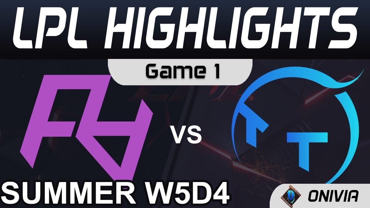 RA vs TT Highlights Game 1 LPL Summer Season 2021 W5D4 Rare Atom vs ThunderTalk Gaming by Onivia thumbnail