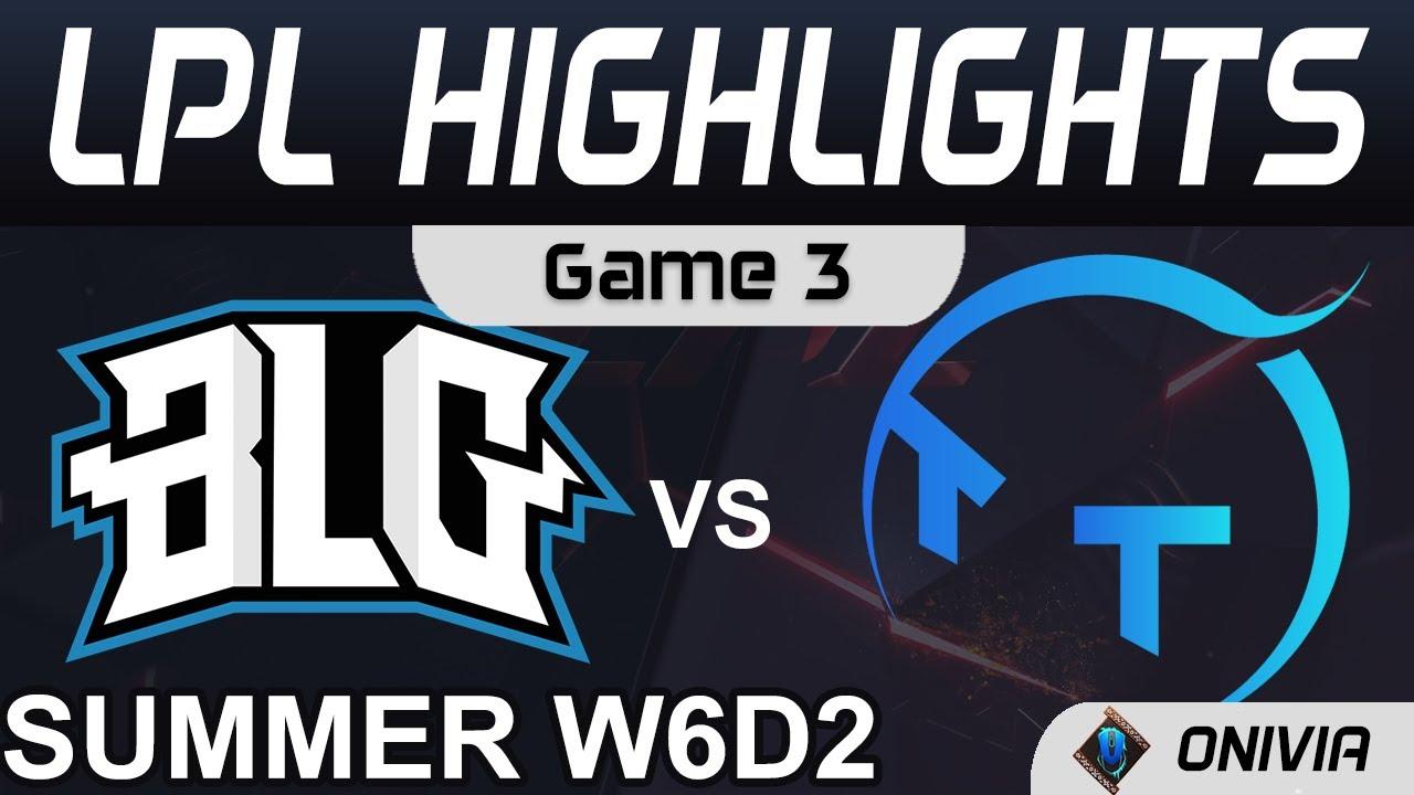 BLG vs TT Highlights Game 3 LPL Summer Season 2021 W6D2 Bilibili Gaming vs ThunderTalk Gaming by Oni thumbnail