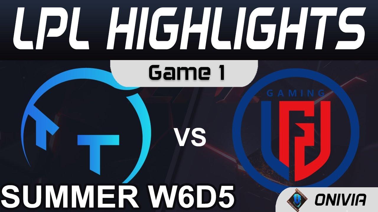 TT vs LGD Highlights Game 1 LPL Summer Season 2021 W6D5 ThunderTalk Gaming vs LGD Gaming by Onivia thumbnail