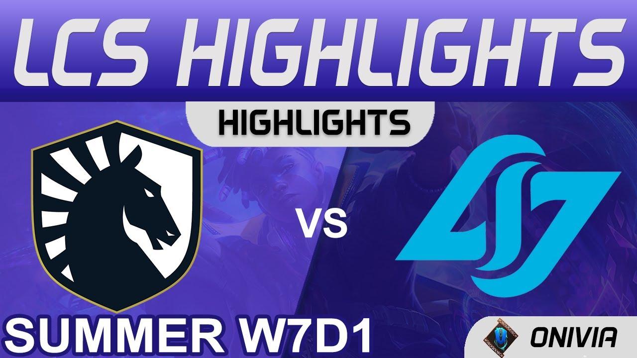 TL vs CLG Highlights LCS Summer Season 2021 W7D1 Team Liquid vs Conter Logic Gaming by Onivia thumbnail