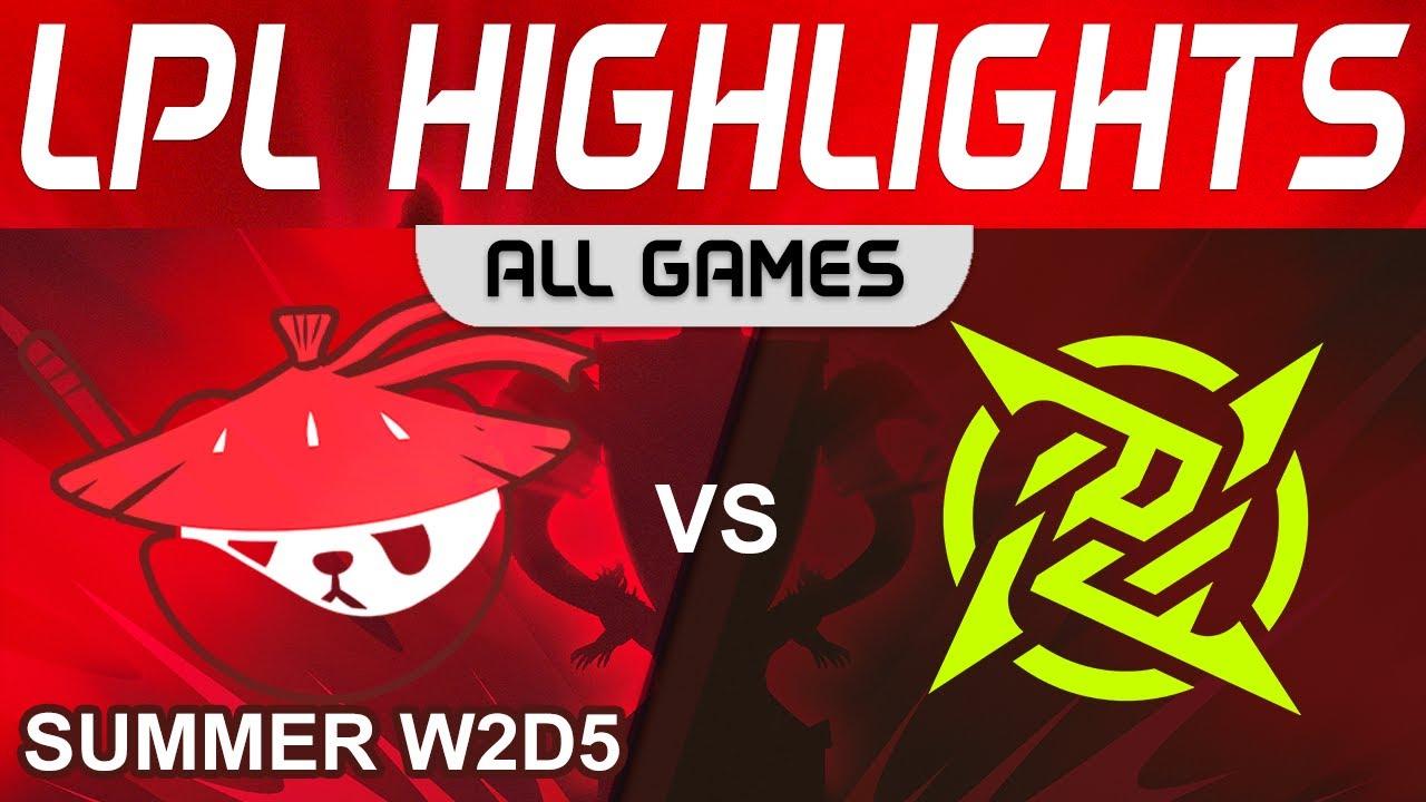 AL vs NIP Highlights ALL GAMES LPL Summer Season 2023 W2D5 Anyone's Legend vs Ninjas in Pyjamas thumbnail