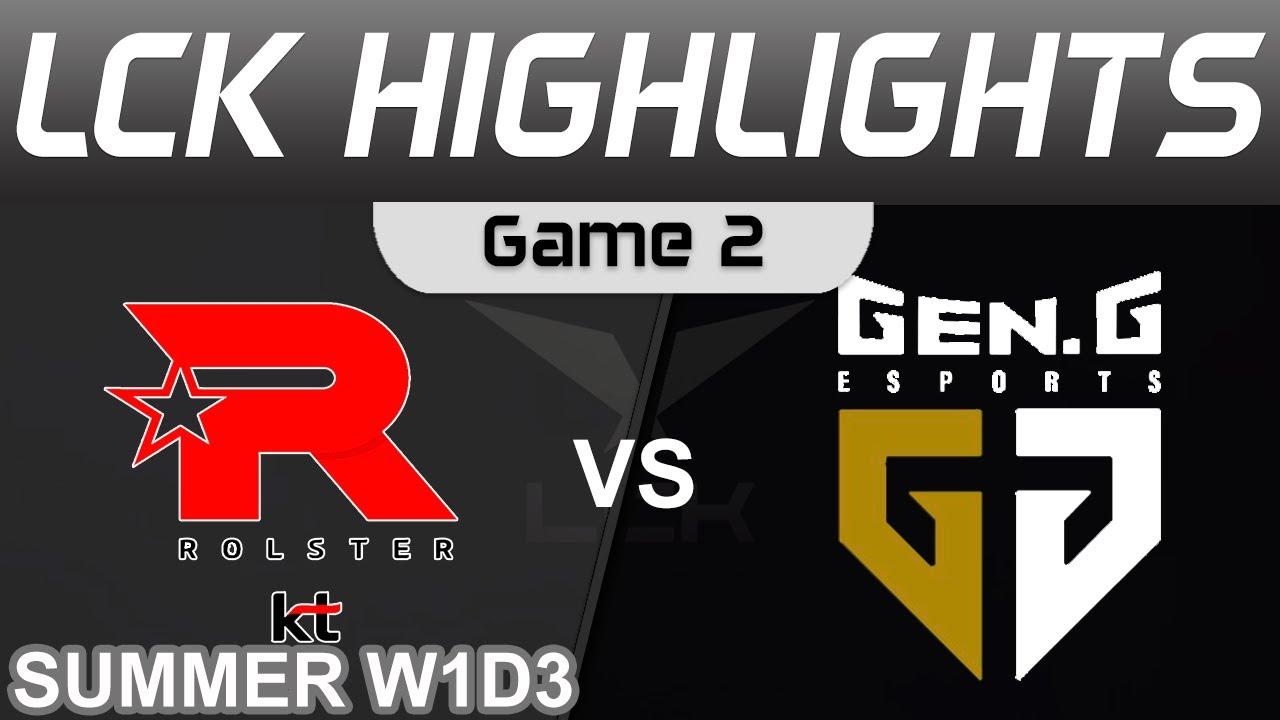 KT vs GEN Highlights Game 2 LCK Summer Season 2023 W1D3 KT Rolster vs Gen G by Onivia thumbnail