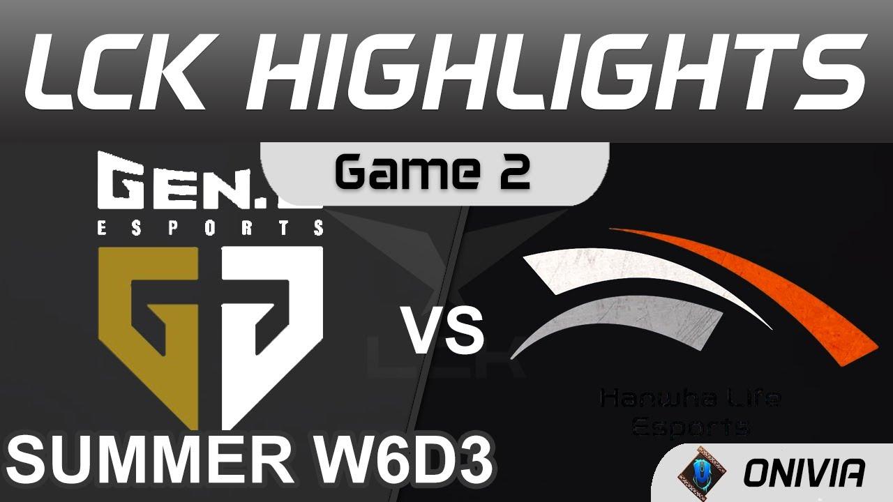 GEN vs HLE Highlights Game 2 LCK Summer Season 2021 W6D3 Gen G vs Hanwha Life Esports by Onivia thumbnail