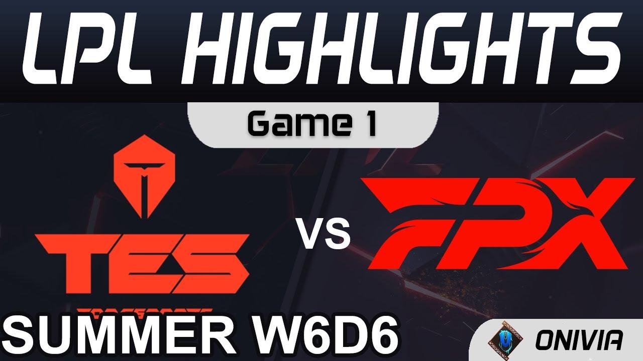 TES vs FPX Highlights Game 1 LPL Summer Season 2021 W6D6 Top Esports vs FunPlus Phoenix by Onivia thumbnail