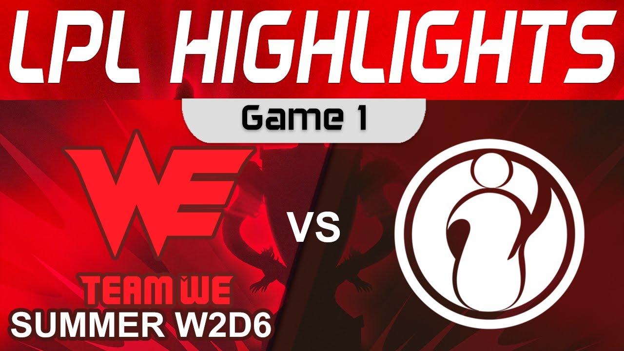 WE vs IG Highlights Game 1 LPL Summer Season 2023 W2D6 Team WE vs Invictus Gaming by Onivia thumbnail