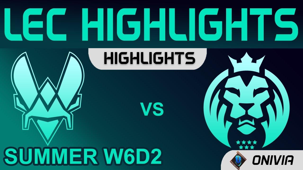 VIT vs MAD Highlights LEC Summer Season 2021 W6D2 Team Vitality vs MAD Lions by Onivia thumbnail