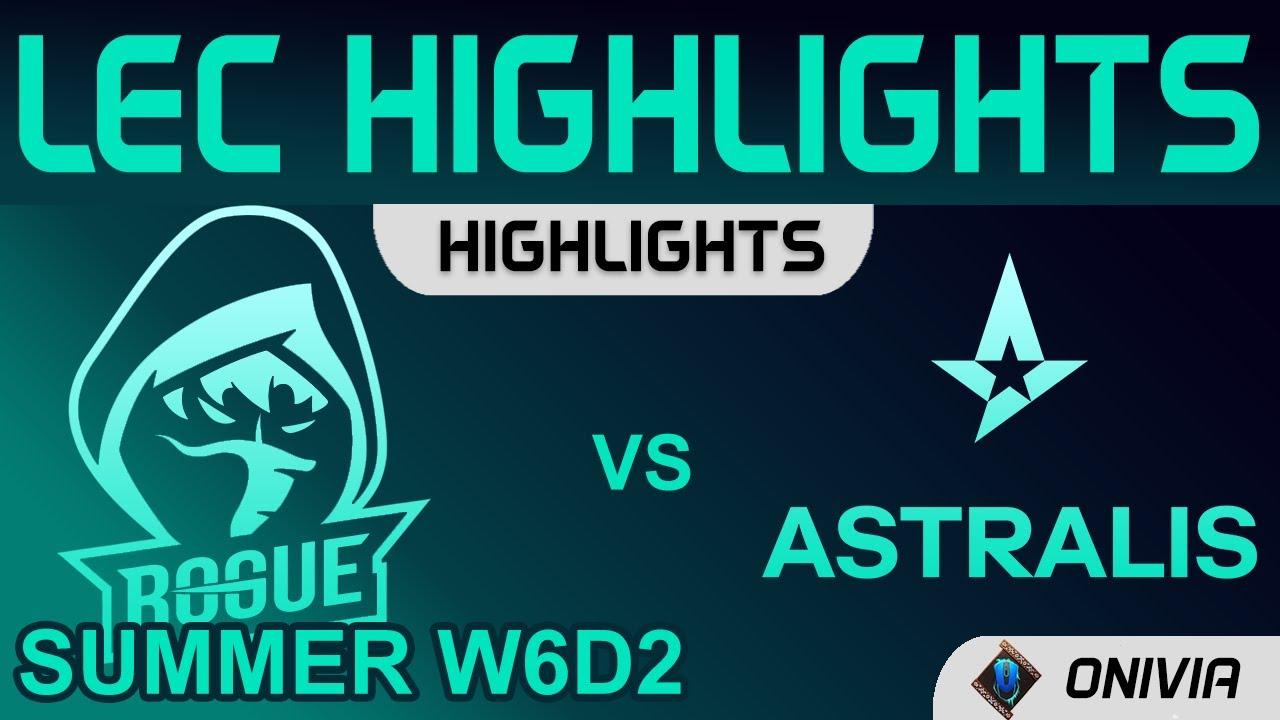 RGE vs AST Highlights LEC Summer Season 2021 W6D2 Rogue vs Astralis by Onivia thumbnail