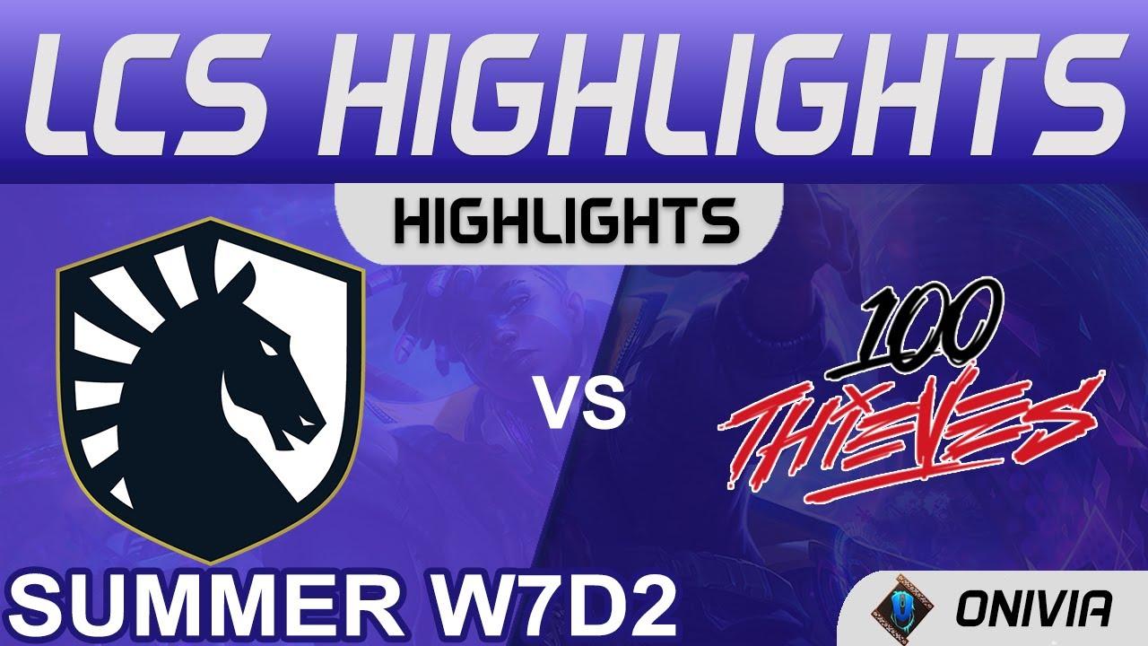 TL vs 100 Highlights LCS Summer Season 2021 W7D2 Team Liquid vs 100 Thieves by Onivia thumbnail