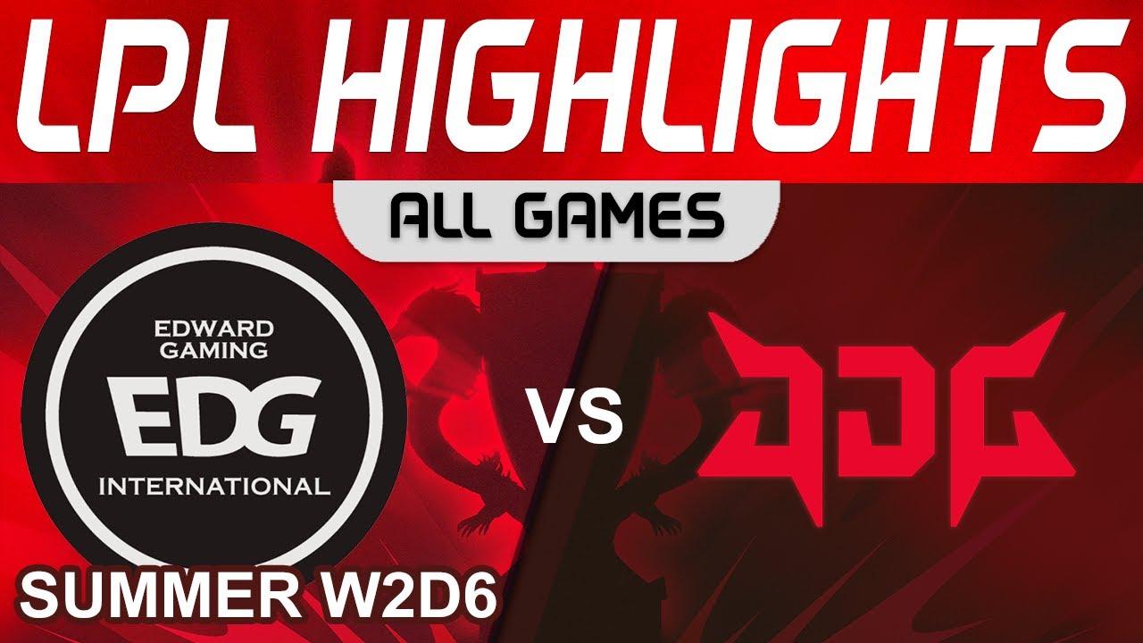 EDG vs JDG Highlights ALL GAMES LPL Summer Season 2023 W1D6 EDward Gaming vs JD Gaming by Onivia thumbnail