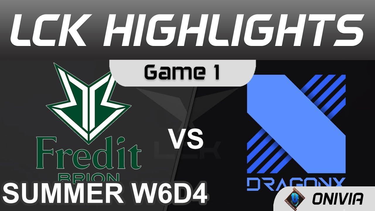 BRO vs DRX Highlights Game 1 LCK Summer Season 2021 W6D4 Fredit BRION vs DragonX by Onivia thumbnail