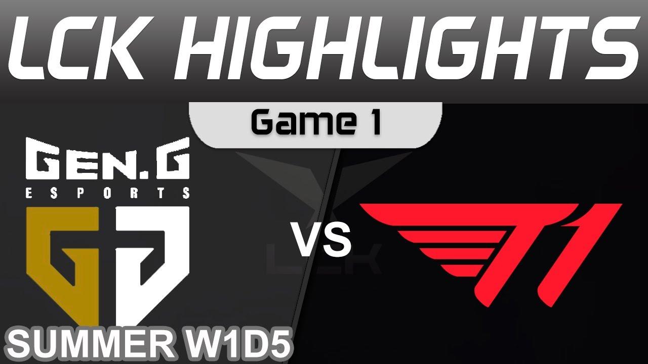 GEN vs T1 Highlights Game 1 LCK Summer Season 2023 W1D5 Gen G vs T1 by Onivia thumbnail