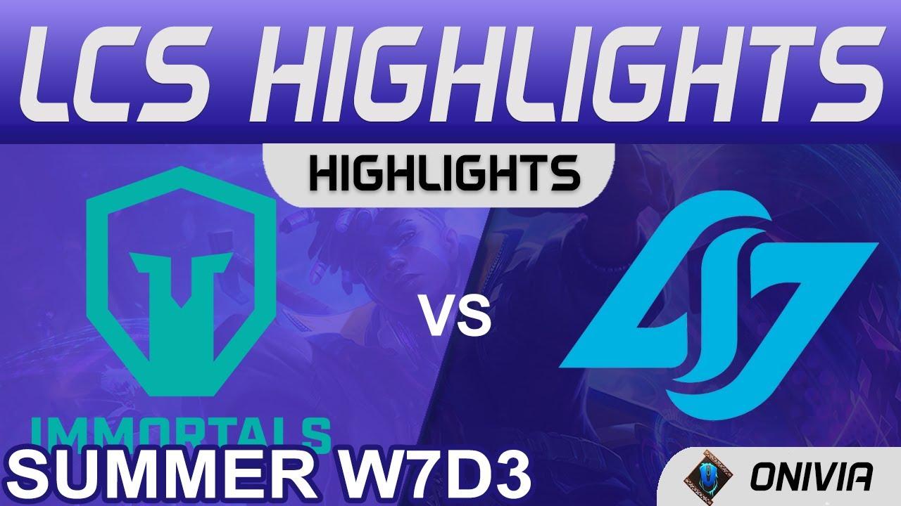 IMT vs CLG Highlights LCS Summer Season 2021 W7D3 Immortals vs Conter Logic Gaming by Onivia thumbnail