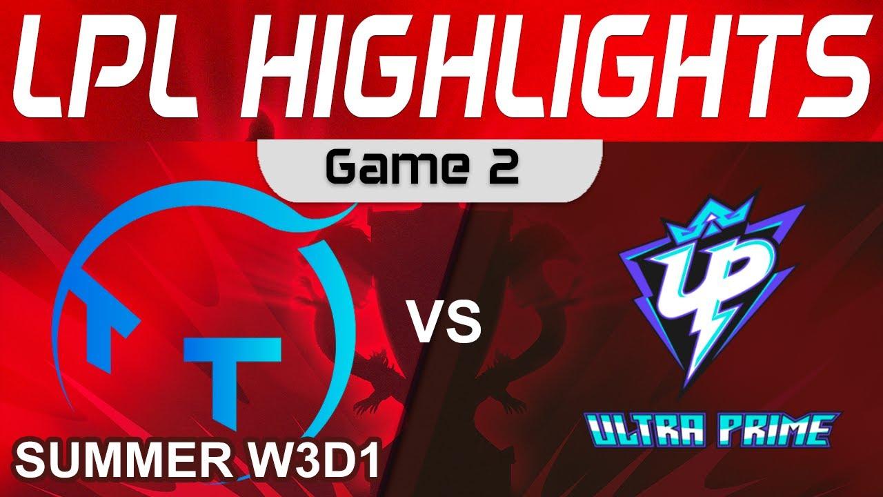 TT vs UP Highlights Game 2 LPL Spring Season 2023 W3D1 TT Gaming vs Ultra Prime by Onivia thumbnail