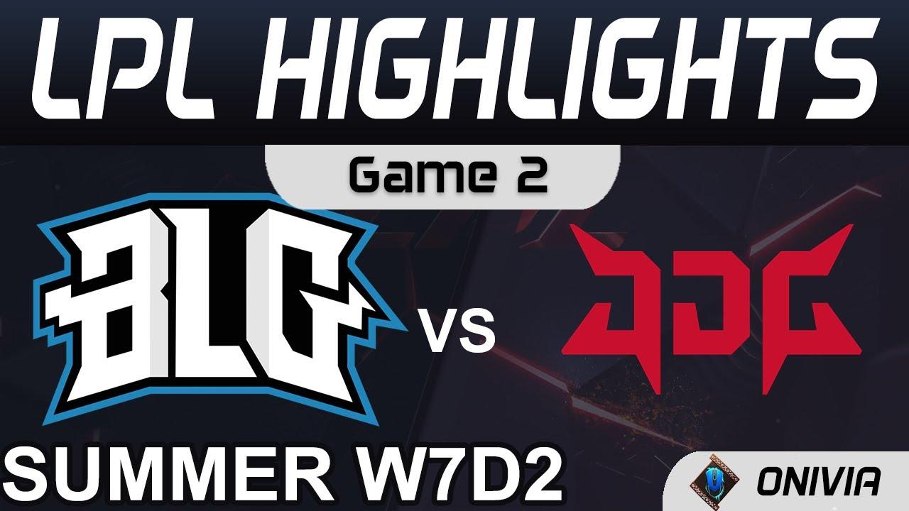 BLG vs JDG Highlights Game 2 LPL Summer Season 2021 W7D2 Bilibili Gaming vs JD Gaming by Onivia thumbnail