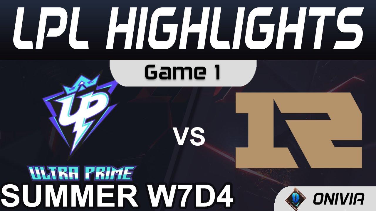 UP vs RNG Highlights Game 1 LPL Summer Season 2021 W7D4 Ultra Prime vs Royal Never Give Up by Onivia thumbnail