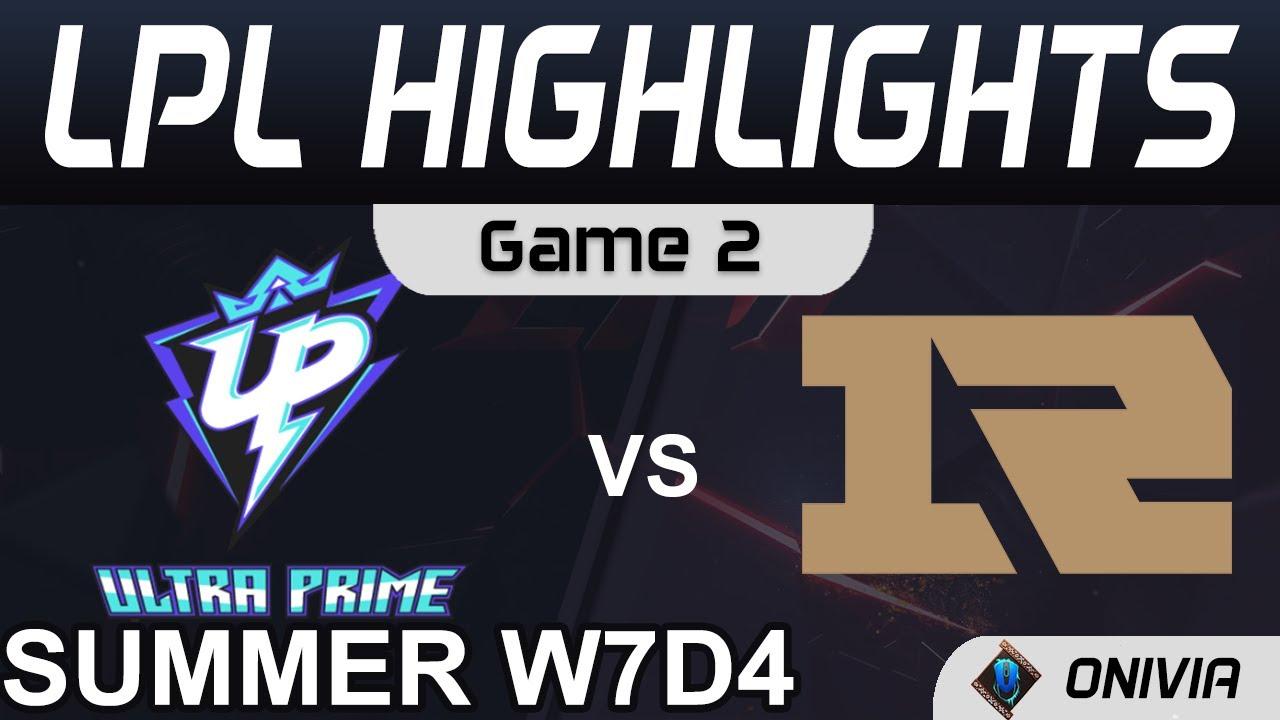 UP vs RNG Highlights Game 2 LPL Summer Season 2021 W7D4 Ultra Prime vs Royal Never Give Up by Onivia thumbnail