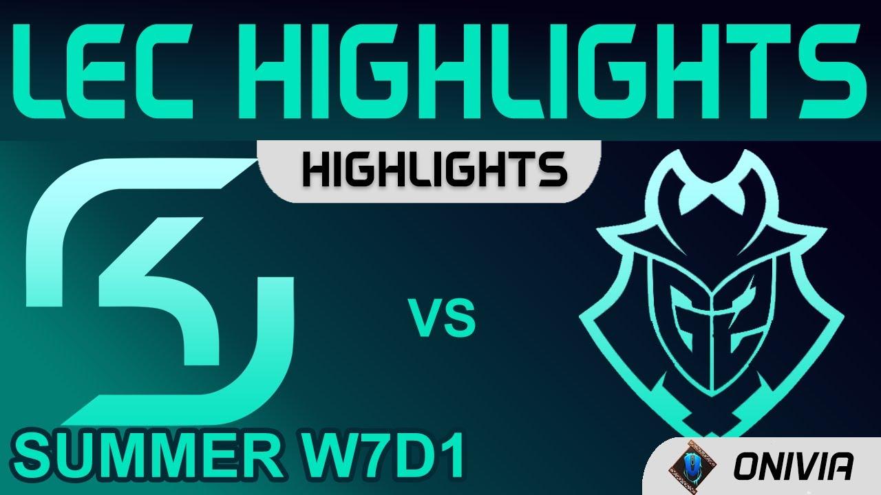 SK vs G2 Highlights LEC Summer Season 2021 W7D1 SK Gaming vs G2 Esports by Onivia thumbnail