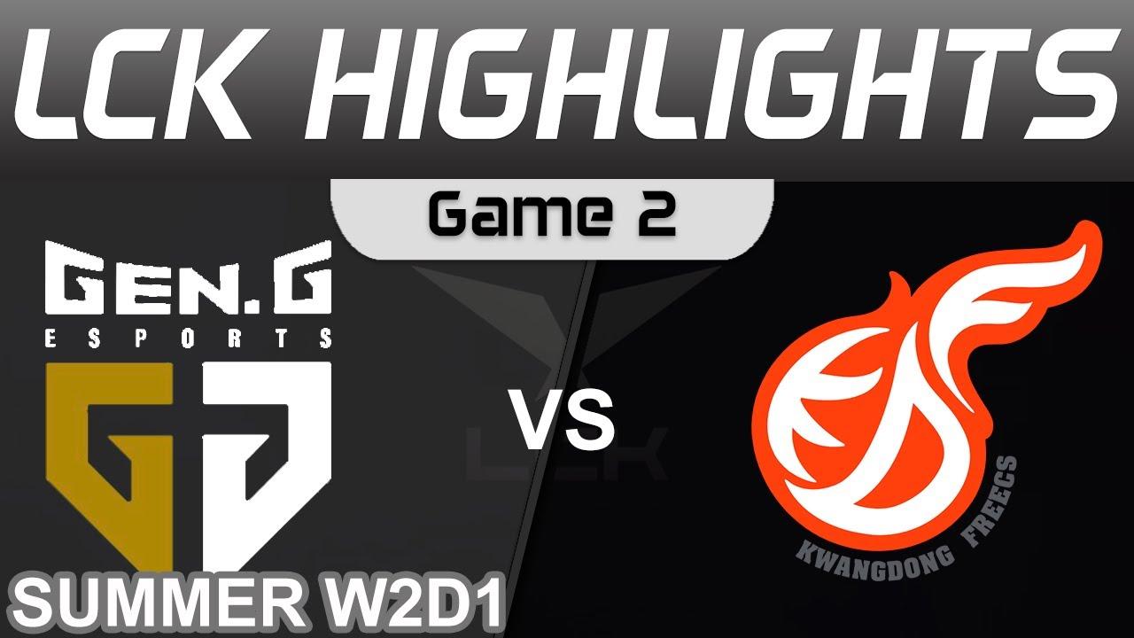 GEN vs KDF Highlights Game 2 LCK Summer Season 2023 W2D1 Gen G vs Kwangdong Freecs by Onivia thumbnail