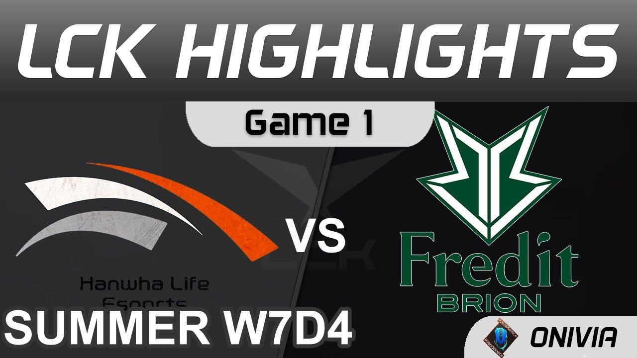 HLE vs BRO Highlights Game 1 LCK Summer Season 2021 W7D4 Hanwha Life Esports vs Fredit BRION by Oniv thumbnail