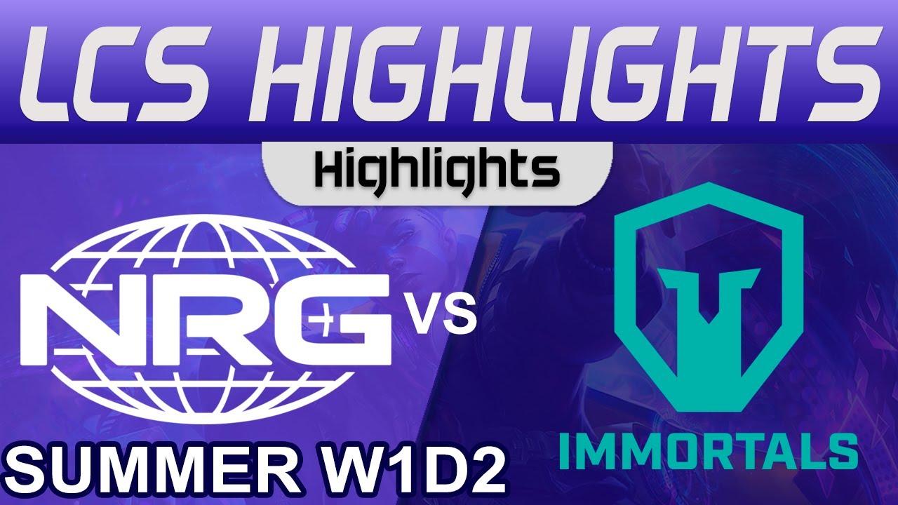 NRG vs IMT Highlights LCS Summer Season 2023 W1D2 NRG vs Immortals by Onivia thumbnail