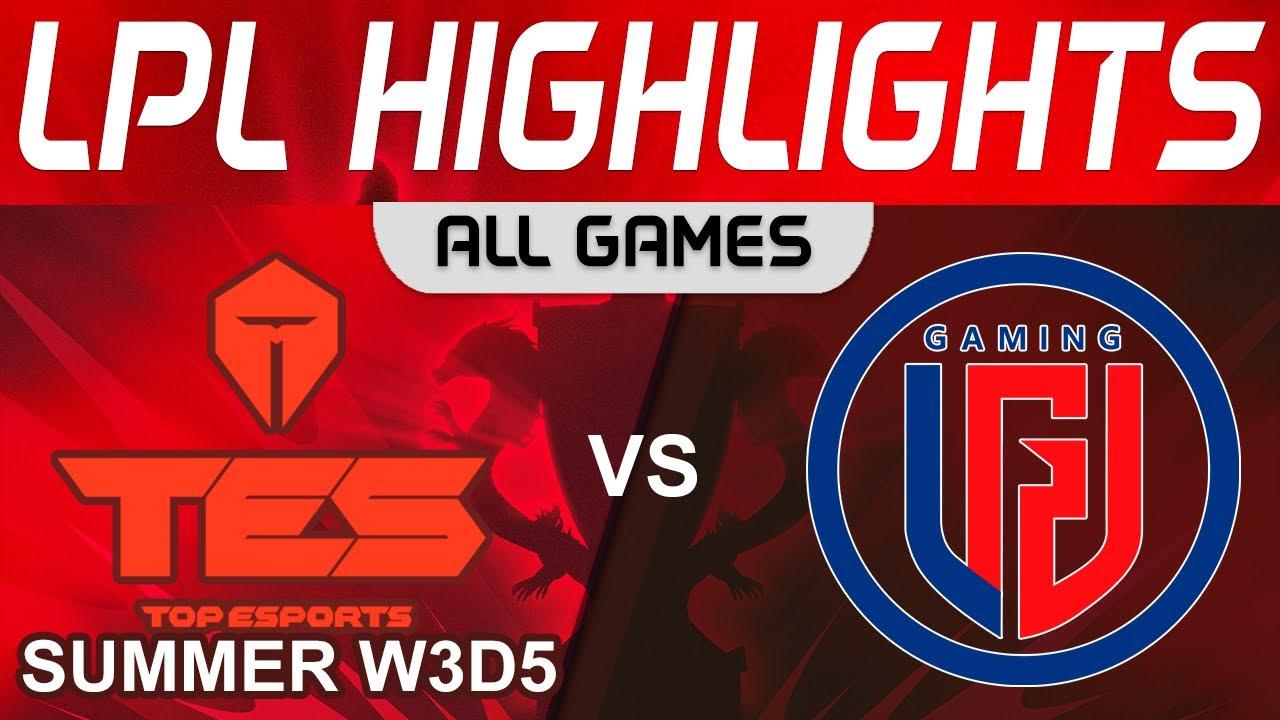 TES vs LGD Highlights ALL GAMES LPL Summer Season 2023 W3D5 Top Esports vs LGD Gaming by Onivia thumbnail