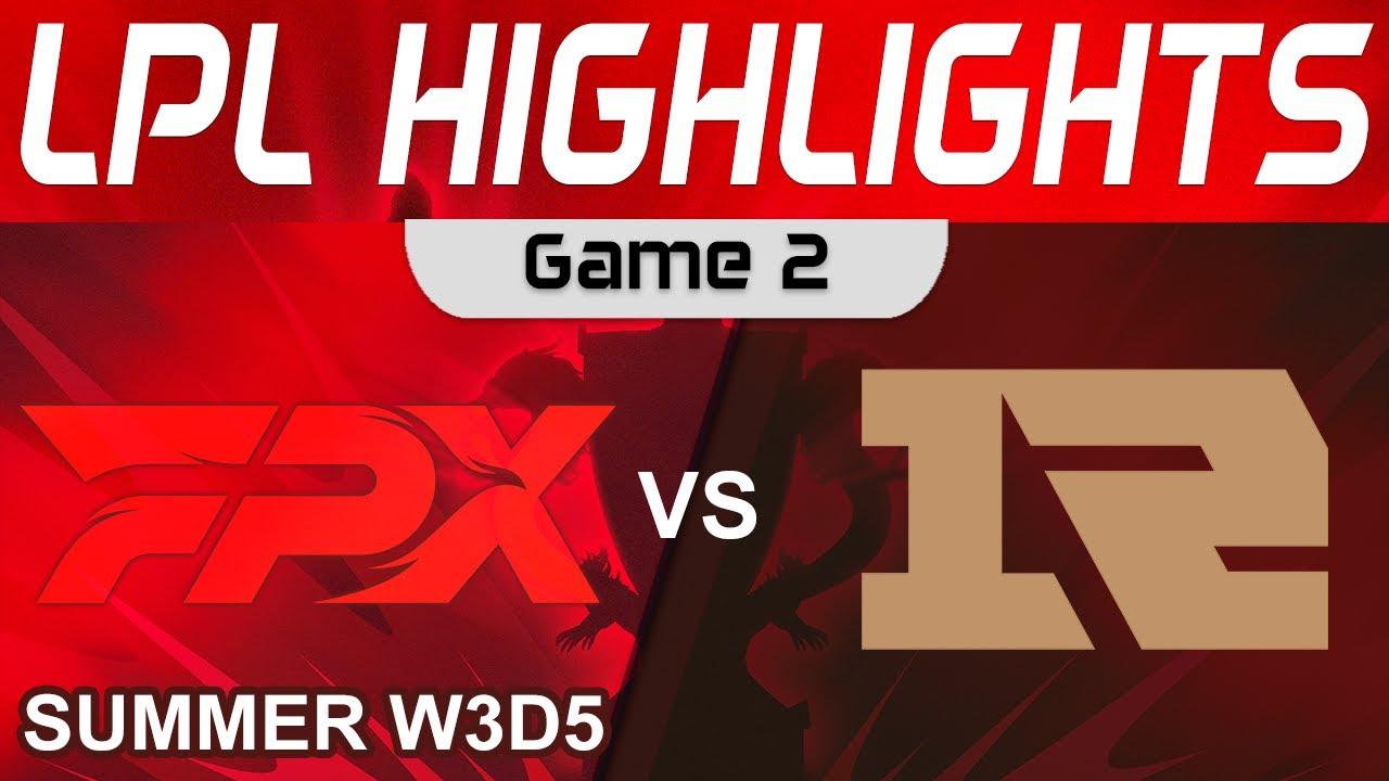 FPX vs RNG Highlights Game 2 LPL Summer Season 2023 W3D5 FunPlus Phoenix vs Royal Never Give Up thumbnail