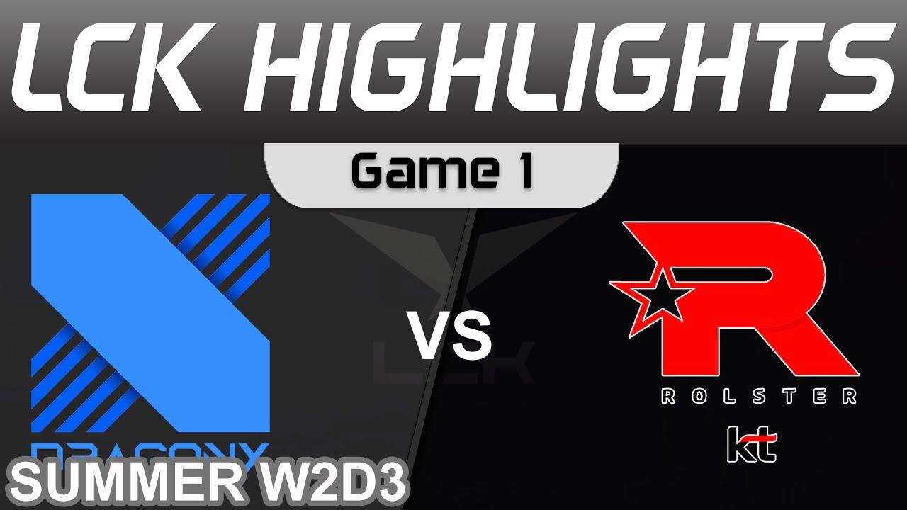 DRX vs KT Highlights Game 1 LCK Summer Season 2023 W2D3 DRX vs KT Rolster by Onivia thumbnail