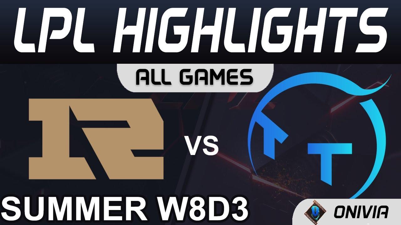 RNG vs TT ighlights  ALL GAMES LPL Summer Season 2021 W8D3 Royal Never Give Up vs ThunderTalk Gaming thumbnail