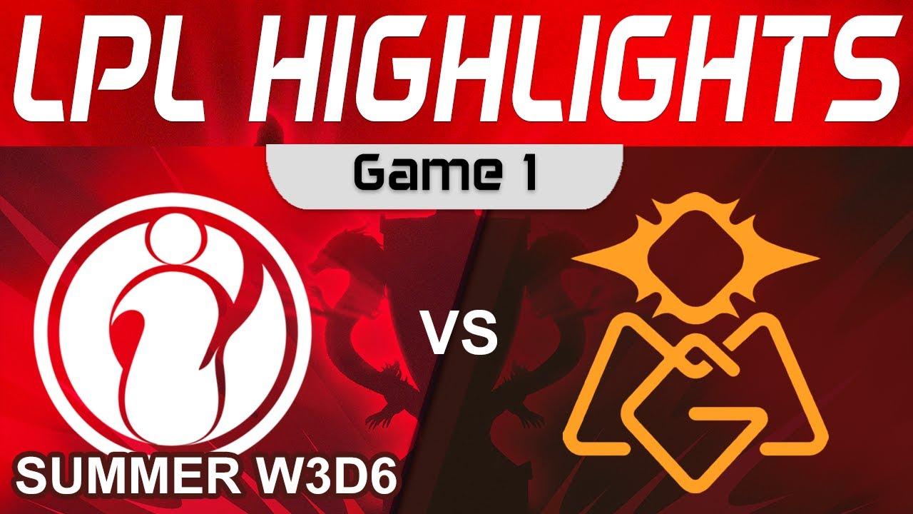 IG vs OMG Highlights Game 1 LPL Summer Season 2023 W3D6 Invictus Gaming vs Oh My God by Onivia thumbnail