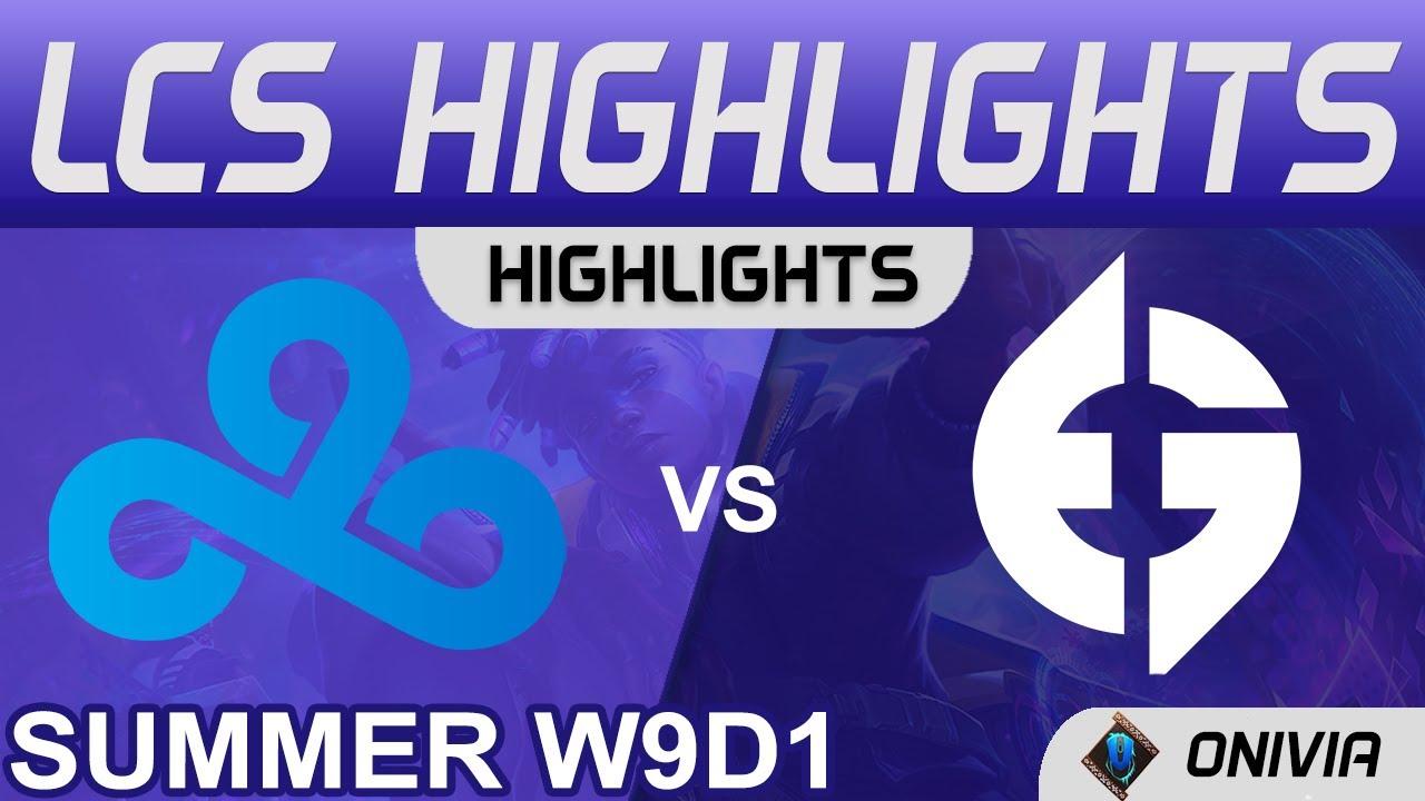 C9 vs EG Highlights LCS Summer Season 2021 W9D1 Cloud9 vs Evil Geniuses by Onivia thumbnail