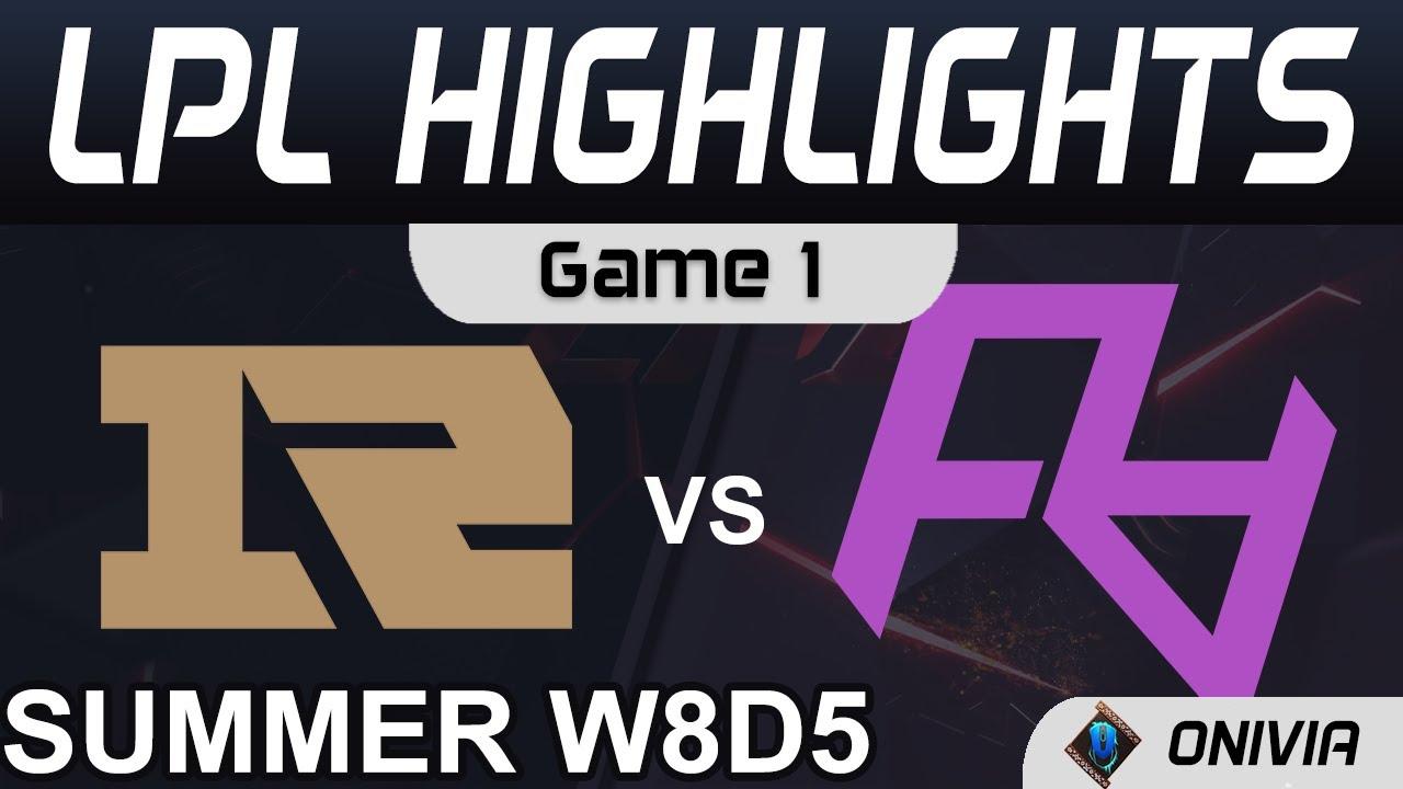 RNG vs RA Highlights Game 1 LPL Summer Season 2021 W8D5 Royal Never Give Up vs Rare Atom by Onivia thumbnail