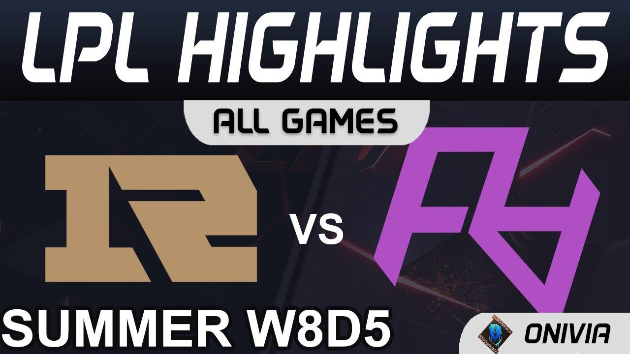 RNG vs RA Highlights ALL GAMES LPL Summer Season 2021 W8D5 Royal Never Give Up vs Rare Atom by Onivi thumbnail