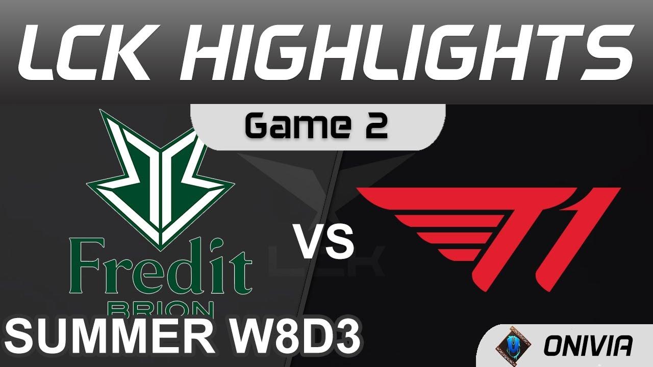 BRO vs T1 Highlights Game 2 LCK Summer Season 2021 W8D3 Fredit BRION vs T1 by Onivia thumbnail