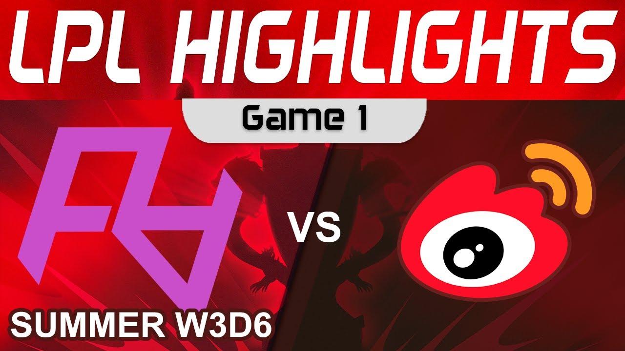 RA vs WBG Highlights Game 1 LPL Summer Season 2023 W3D6 Rare Atom vs Weibo Gaming by Onivia thumbnail